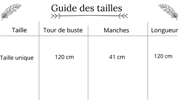 Guide des tailles